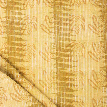 Hand Block Printed Dabu Kantha Cotton Running Fabric