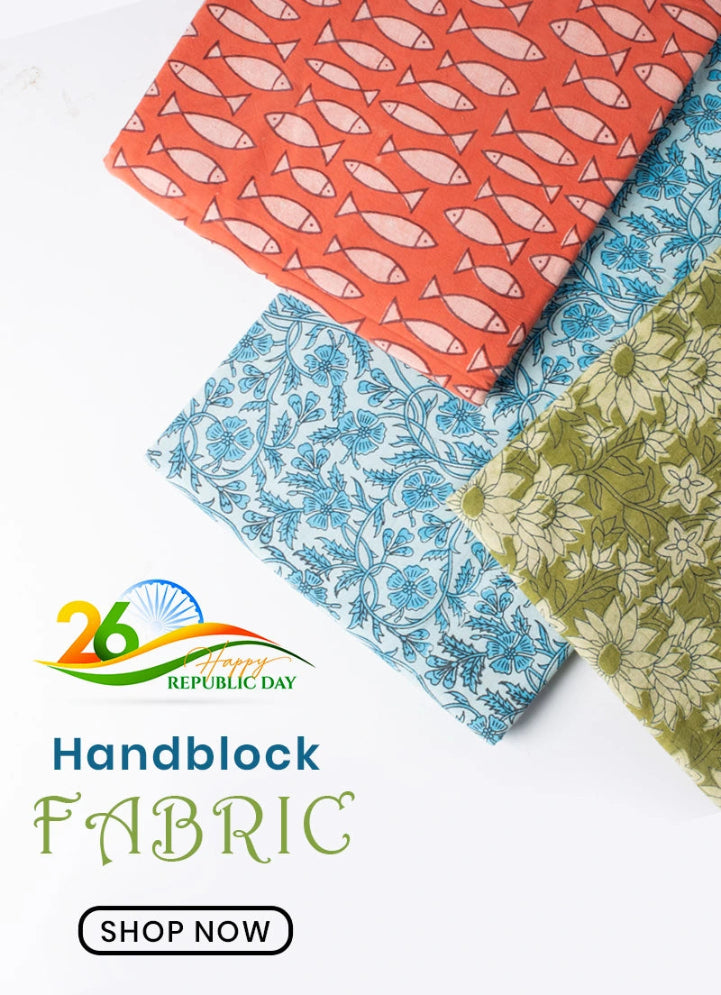 Hand Block Printed Fabric