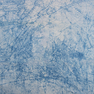 Hand Dyed Blue Indigo Hand Block Print Fabric
