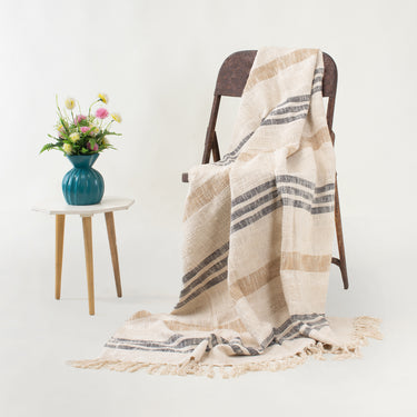 Hand Woven Throw For Living Room