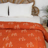 Handmade Cactus Print Kantha Quilts