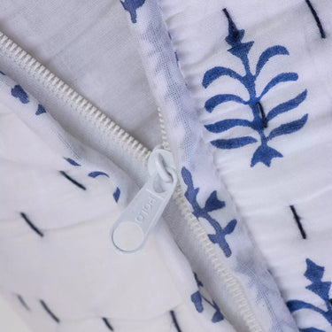 Handmade Cotton Kantha Quilted Pillow Cover