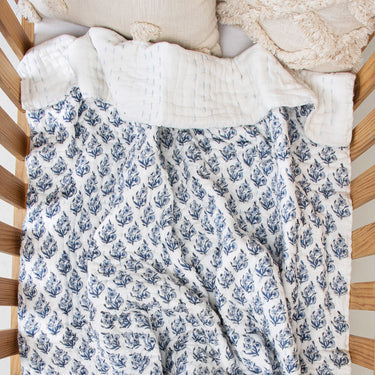Handmade Floral Print Cotton Baby Blankets