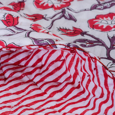 Handmade Floral Print Pure Cotton Baby Blankets & Quilts