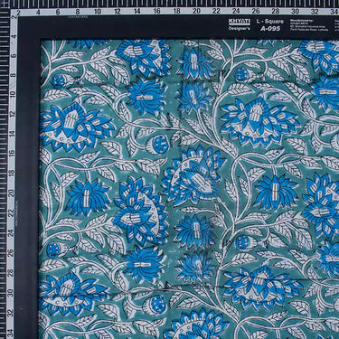 Handmade Jaipur Cotton Floral Printed Fabric