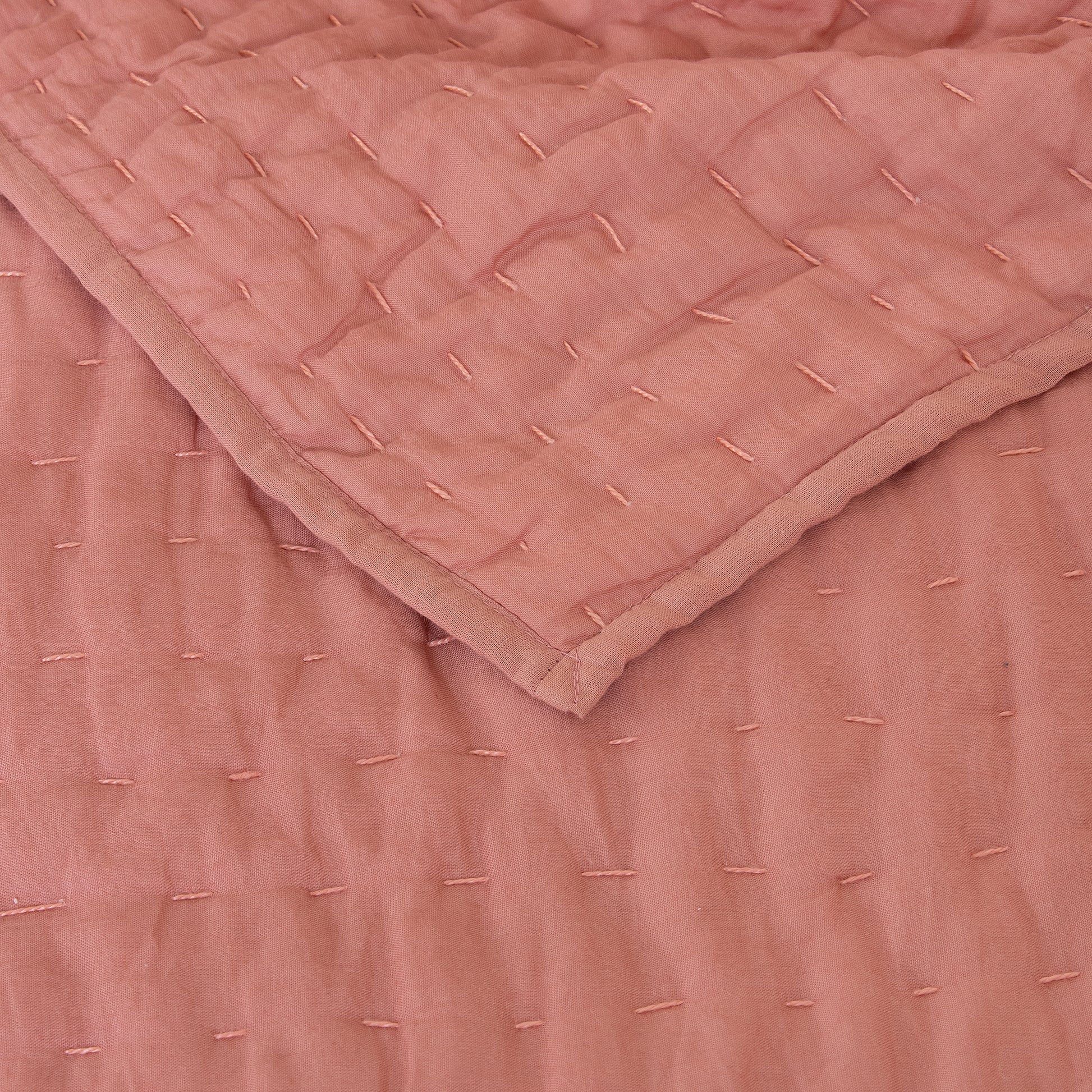 Handmade Natural Solid Dyed Pink Heavy Winter Blankets