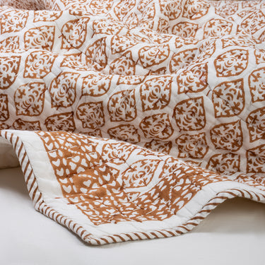 Handmade Organic Cotton Kantha Quilt