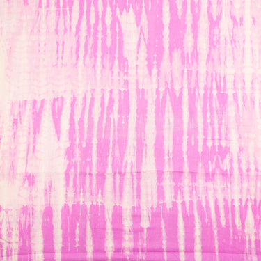 Handmade Pink Tie Dye Shibori Cotton Dress Fabric