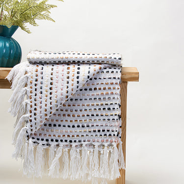 Handmade Soft 100% Cotton Woven Throw Blankets