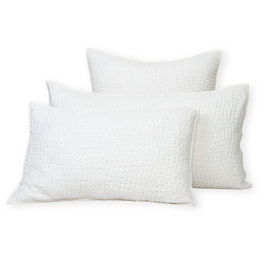 Handmade Solid Kantha Pillow Covers 