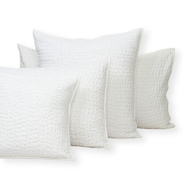 Handmade Solid Kantha Pillow Covers 