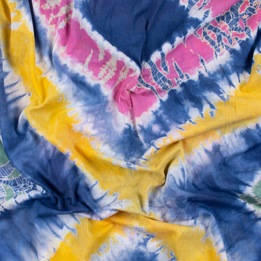 Handmade Tie And Dye Shibori Fabric 