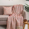 Handwoven Throw with Cushion Cover Set Gift for Women