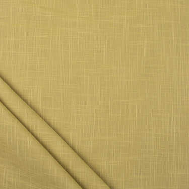 Harvest Gold Plain Cotton Slub Fabric for Womens Clothing