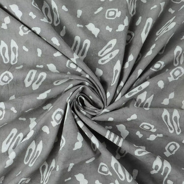 Heels Dabu Hand Block Printed Cotton Kashish Fabric
