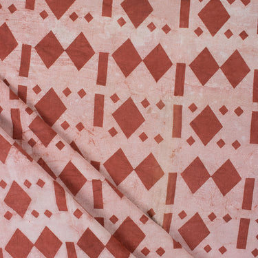 Ikat Hand Block Printed Cotton Dabu Kashish Fabric
