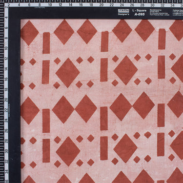 Ikat Hand Block Printed Cotton Dabu Kashish Fabric