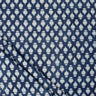 Indigo Blue Colour Printed Fabric for Kurti