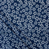 Indigo Blue Cotton Floral Hand Block Print Fabric