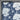 Indigo Floral Block Printed Cotton Fabric