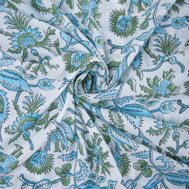 Jaipur Cotton Hand Block Printed Running Fabric