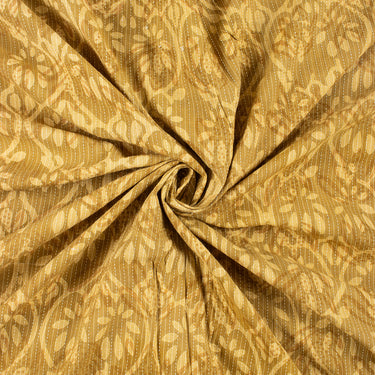 Jaipur Dabu Floral Cotton Hand Printed Kantha Fabric