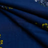 Jaipur Organic Cotton Blue Floral Hand Block Printed