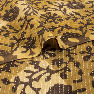 Jaipur Printed Cotton Hand Block Dabu Kantha Fabric