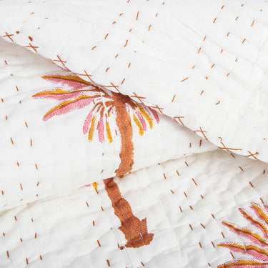 Jaipuri Block Print Kantha Quilt