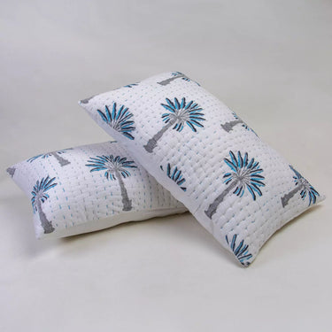 Kantha Quilted Organic Cotton Pillow Protector