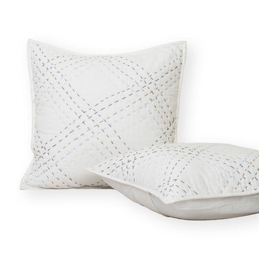Kantha Quilted Sofa Cushion Covers