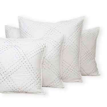 Kantha Quilted Sofa Cushion Covers