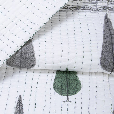 Kantha Single Bed Blanket & Double Bed Blanket Quilt