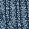 Latest Cotton Floral Indigo Hand Block Print Fabric Online