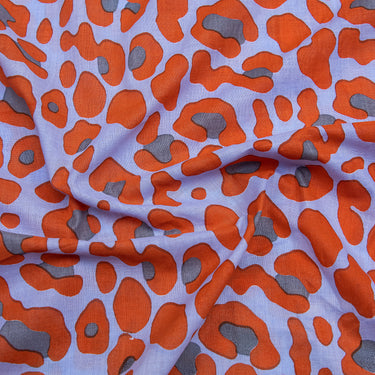 `Leopard Design Hand Block Print Fabric