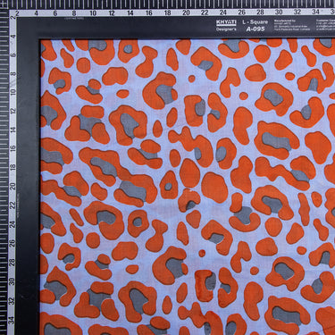Leopard Design Hand Block Print Fabric