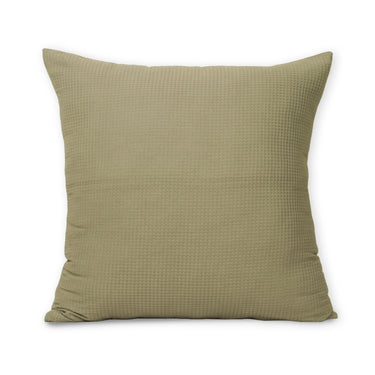 Light Green Waffle Cushion Covers For Sofa