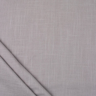 Light Grey Plain Cotton Slub Fabric for Dresses and Kurti