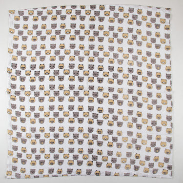 Baby Panda Organic Cotton Muslin Swaddle Wrapper For New Born