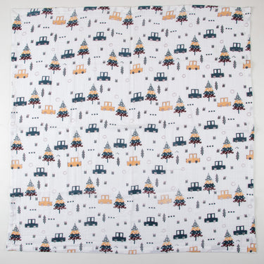 Forest Drive Organic Cotton Muslin Swaddle Wrapper For New Born