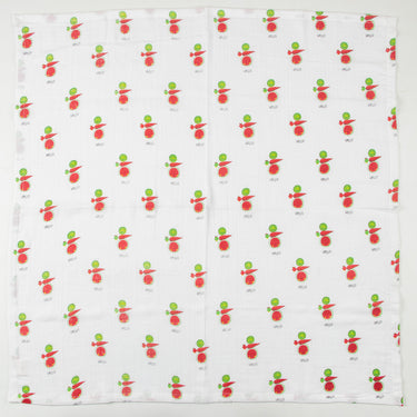 Fruity Friends Organic Cotton Muslin Swaddle Wrapper For New Born