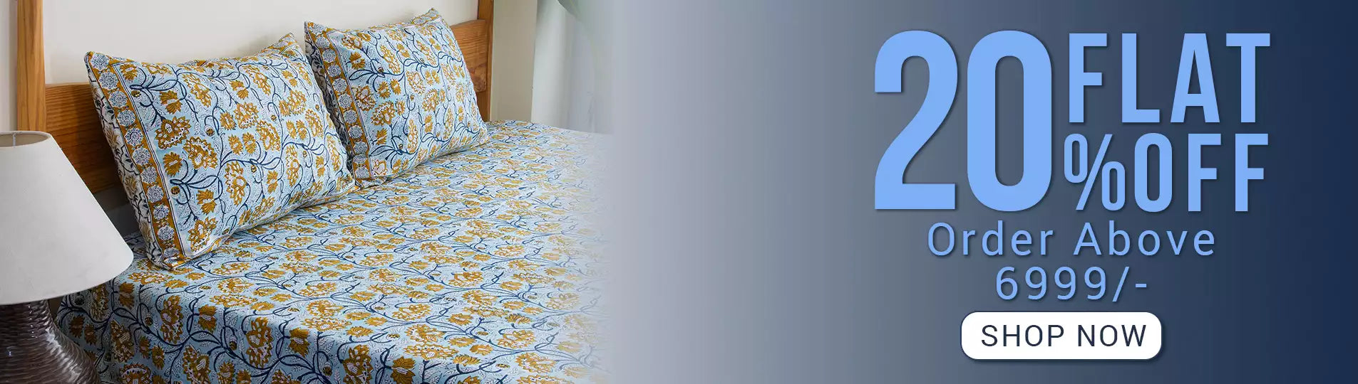 Hand Block Printed Bedsheet