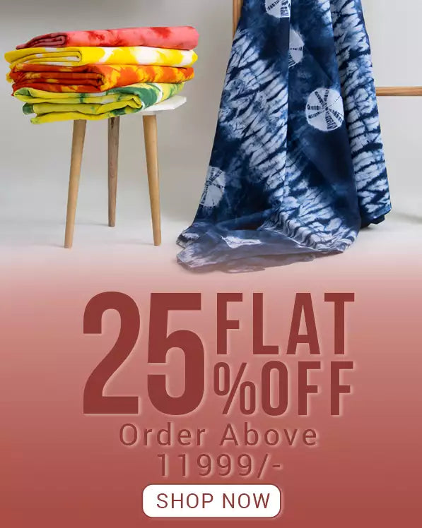 Shibori Tie And Dye Fabric