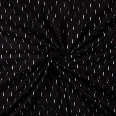Monochrome Black and White Printed Cotton Fabric