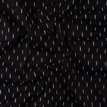 Monochrome Black and White Printed Cotton Fabric