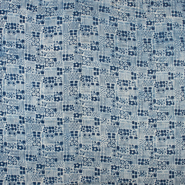 Multi Design Indigo Hand Block Print Fabric