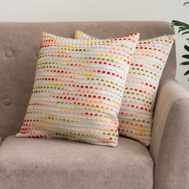 Multicolor Eco Friendly Cushion Cover Set for Sofa, Bedding, Home Decor