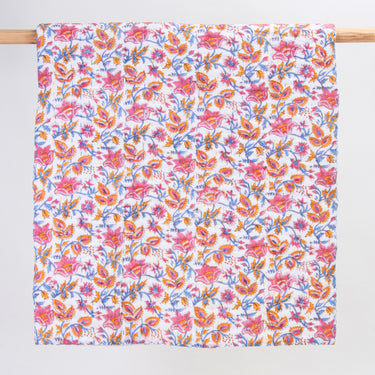 Multicolor Floral Printed Cotton Modern Baby Blankets