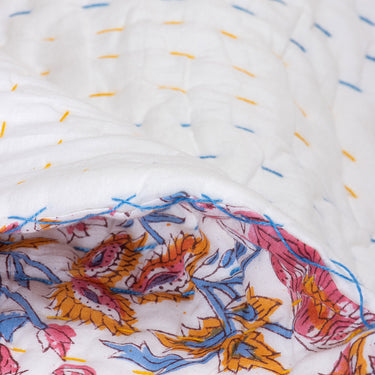 Multicolor Floral Printed Cotton Modern Baby Blankets