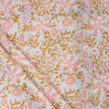 Multicolor Floral Printed Pure Cotton Fabric For Kurti